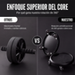 🔥✨ Rueda Abdominal con Alfombrilla Rodillas – Entrena Core y Six Pack sin Dolor, Protección Acolchada para Articulaciones 🛡️💪