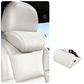 🚗💤 ¡Alivia la fatiga al conducir! Almohada universal de espuma viscoelástica para el cuello y el reposacabezas del coche, cojín ergonómico para viajes largos por carretera.