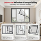 Mosquitera Autoadhesiva DIY para Ventana
