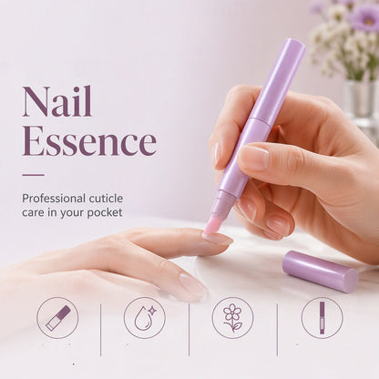 💅✨ Pluma de Esencia para Uñas – ¡Nutre Cutículas y Repara Uñas Frágiles en Segundos! 🌿💧