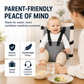 👶 Cinturón de Seguridad Portátil para Trona – Arnés de 5 Puntos | Tela Oxford Lavable | Ajustable | Compacto para Viajes ✅🍼