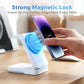 📱⌚🎧 Soporte Magnético Plegable 3 en 1 – Carga iPhone, Apple Watch y AirPods al Mismo Tiempo sin Cables 🔋✨
