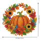 🎃✨ Corona Otoñal de Calabaza con Rombo – Kit DIY Completo, Cuelga y Decora tu Puerta con Encanto Rústico 🍂🏠