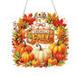 🎃✨ Corona Otoñal de Calabaza con Rombo – Kit DIY Completo, Cuelga y Decora tu Puerta con Encanto Rústico 🍂🏠