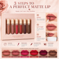 💄✨ Lápiz Labial Líquido Mate – 12 Colores Aterciopelados, Acabado Elegante y de Larga Duración para Todo Tipo de Piel 🌸💋