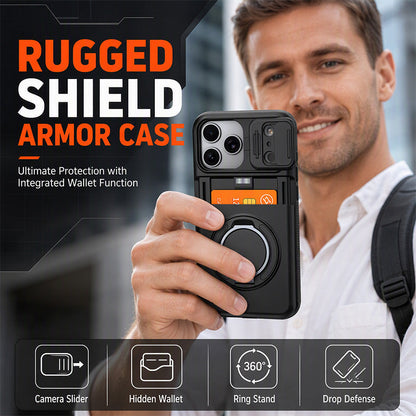 📱💥 Funda Antigolpes con Tarjetero – Protección Militar y Espacio para Tus Tarjetas, Adiós a la Cartera Abultada 🛡️💳