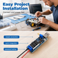 ⚡🔧 Módulo Fuente USB Ajustable – Controla Voltaje y Amperaje, Pantalla Digital y Protección para tus Proyectos Electrónicos 🛠️📟