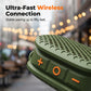 Altavoz Bluetooth portátil con estéreo TWS, mini altavoz inalámbrico resistente al agua IPX5.