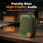 Altavoz Bluetooth portátil con estéreo TWS, mini altavoz inalámbrico resistente al agua IPX5.