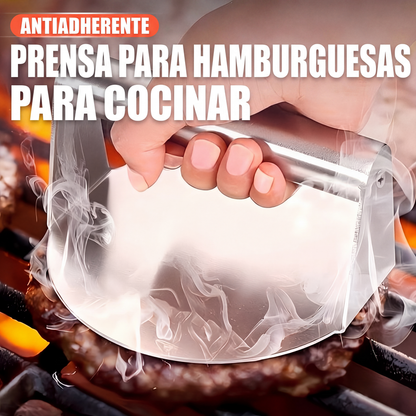 🥩🔒 Molde Profesional para Hamburguesas – Compacta la Carne, Pollo o Vegetales, Evita que se Desarmen a la Parrilla y Mejora la Cocción 🔥👌