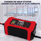 🔋 50% OFF ⚡ Cargador Inteligente de Batería 12V 6A – 9 Etapas, Reparación por Pulso y Pantalla LCD a Color para Baterías de Plomo-Ácido 🚗✨