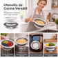 🥗✨ Set de 3 Coladores Plegables con Base – Escurre Frutas, Pastas y Verduras Ocupando Casi Nada al Guardar 🧺💧