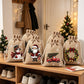 🎅 ¡50% DE DESCUENTO POR TIEMPO LIMITADO! ✨ Bolsas de regalo navideñas con cordón – Diseño de Papá Noel y renos, bolsas de tela reutilizables para envolver regalos ✨