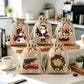 🎅 ¡50% DE DESCUENTO POR TIEMPO LIMITADO! ✨ Bolsas de regalo navideñas con cordón – Diseño de Papá Noel y renos, bolsas de tela reutilizables para envolver regalos ✨