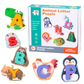 🦁🔤 Juguete de Madera 26 Piezas – Empareja Letras y Animales, Aprende el Abecedario Jugando y Desarrolla la Memoria 🧠✨