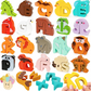 🦁🔤 Juguete de Madera 26 Piezas – Empareja Letras y Animales, Aprende el Abecedario Jugando y Desarrolla la Memoria 🧠✨