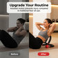 💪 ¡50% DE DESCUENTO POR TIEMPO LIMITADO! 🛡️ Máquina de ejercicios para abdominales y core: el rebote asistido protege tu espalda, el acolchado de espuma gruesa brinda soporte al cuello y la columna. 🏠✨