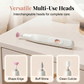 💅✨ Set Portátil de Manicura y Pedicura Eléctrico – Incluye 11 Cabezales, Lima, Pule y Da Brillo en Casa o de Viaje 🧳🎀