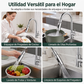 💧🔄 Boquilla Giratoria Universal para Grifo – Rota 360°, Fácil de Instalar y Perfecta para Lavar Frutas, Platos y Fregadero sin Mojar Todo 🚰✨