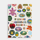 🎀✨ Libro de Pegatinas Aesthetic Girlhood – Cientos de Stickers Kawaii para Decorar Diarios, Laptops y Cartas 💖📔