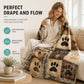 🐶 ¡50% DE DESCUENTO POR TIEMPO LIMITADO! 🐾 18,924 Vendidas – Manta de Franela Suave con Huellas Lindas – Cálida, Acogedora y Decorativa para el Hogar 🛌