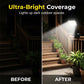 Luz solar con sensor de movimiento y clip