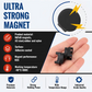 🧲💪 Bases Magnéticas para Cables Heavy-Duty – Sujeción Ultra Fuerte, Organiza sin Taladrar y Sin Dejar Residuos en Escritorio, Pared o Rack 🖥️✨