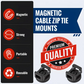 🧲💪 Bases Magnéticas para Cables Heavy-Duty – Sujeción Ultra Fuerte, Organiza sin Taladrar y Sin Dejar Residuos en Escritorio, Pared o Rack 🖥️✨