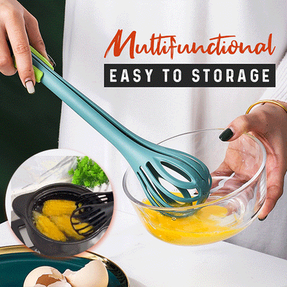 🍳✨ Pinza y Batidor 2 en 1 – Cocina, Mezcla y Sirve con un Solo Utensilio, Ahorra Espacio y Facilita tu Día a Día 🥗👌