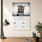 🐱📅 Calendario de Pared 2027 Gatos Enojados – 12 Meses de Humor Felino, Ilustraciones Divertidas y Actitud para Alegrar tu Espacio 😾✨