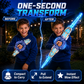 ⚔️ 50% dto. – ¡+50K vendidos! Espada LED recargable de doble hoja – giro 360°, extensible, 24 modos de luz y sonidos. Regalo épico para niños 6+! ✨🎁