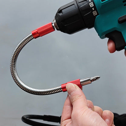 Portapuntas universal de extensión metálica flexible con vástago hexagonal