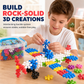 🧩 Bloques de Construcción 3D de Copos de Nieve Encajables