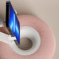 Soporte portátil ajustable de 360° para teléfono con almohada