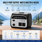 🔋⚡ Estación de Energía Portátil 500W – Múltiples Puertos AC, DC, USB y Tipo-C, Energía Confiable para Camping, Viajes y Emergencias 🏕️🚗