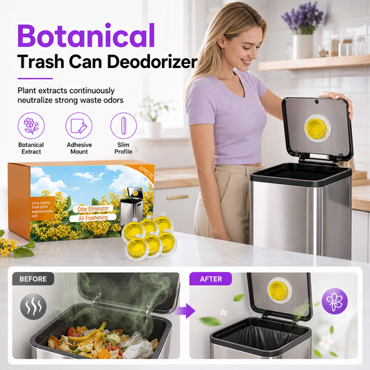 🗑️ 50% dto. Neutralizador botánico de olores para cubos de basura – 6 unidades autoadhesivas, frescura duradera semanas. ¡Sin químicos agresivos! ✨🌿