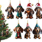 ⏳🔥 ¡50% DE DESCUENTO POR TIEMPO LIMITADO! ⏰🎄 Adornos navideños con forma de cachorro 🐕🎁