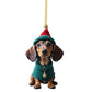 ⏳🔥 ¡50% DE DESCUENTO POR TIEMPO LIMITADO! ⏰🎄 Adornos navideños con forma de cachorro 🐕🎁