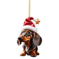 ⏳🔥 ¡50% DE DESCUENTO POR TIEMPO LIMITADO! ⏰🎄 Adornos navideños con forma de cachorro 🐕🎁