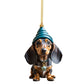 ⏳🔥 ¡50% DE DESCUENTO POR TIEMPO LIMITADO! ⏰🎄 Adornos navideños con forma de cachorro 🐕🎁