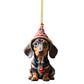 ⏳🔥 ¡50% DE DESCUENTO POR TIEMPO LIMITADO! ⏰🎄 Adornos navideños con forma de cachorro 🐕🎁