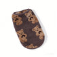 Chaleco de felpa para mascotas con estampado de osito