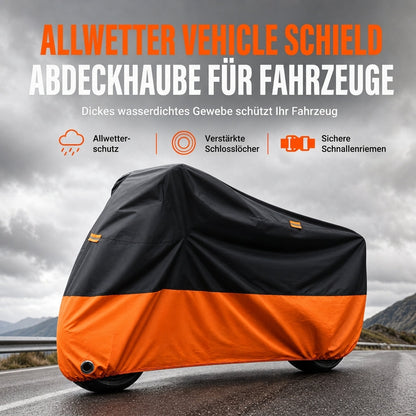 Funda impermeable para moto con orificios para candado