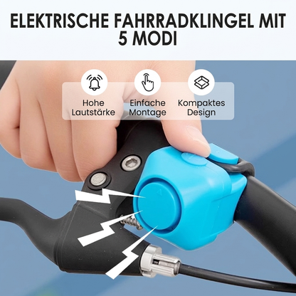 Timbre eléctrico para bicicleta con 5 modos
