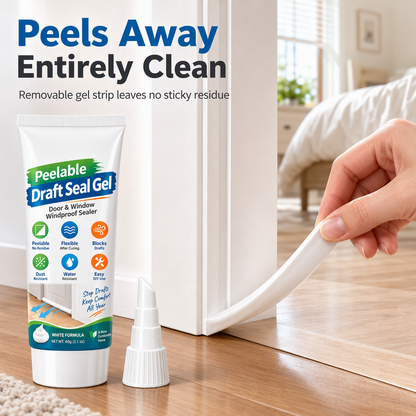 🚪 ¡50% DE DESCUENTO AHORA! Gel sellador despegable para huecos de puertas y ventanas: burlete removible, resistente al viento y al polvo, sellador para el aislamiento de huecos en el hogar.