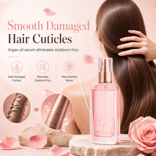 💇‍♀️ 50% dto. Spray de aceite capilar con perfume marroquí – microcápsulas que sellan las cutículas, 5 extractos naturales y brillo duradero. ¡80 ml, acabado sedoso y elegante! ✨🌿
