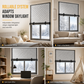 📢 ¡50 % de descuento! Cortina térmica para ventanas: ayuda a bloquear corrientes de aire y retener el calor, con un práctico sistema de enrollado. 🔥✨