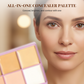 Paleta de correctores en crema de acabado mate suave con 8 tonos