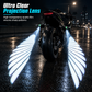 Luces LED de Proyección para Moto con Diseño de Alas de Ángel