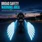 Luces LED de Proyección para Moto con Diseño de Alas de Ángel